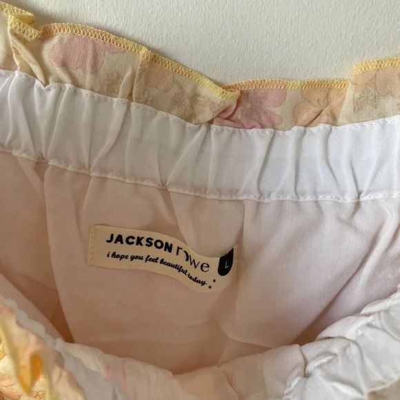 Jackson Rowe Swale Skirt And Top Set NWT Vintage Poppy Floral Size Large - Picture 7 of 13